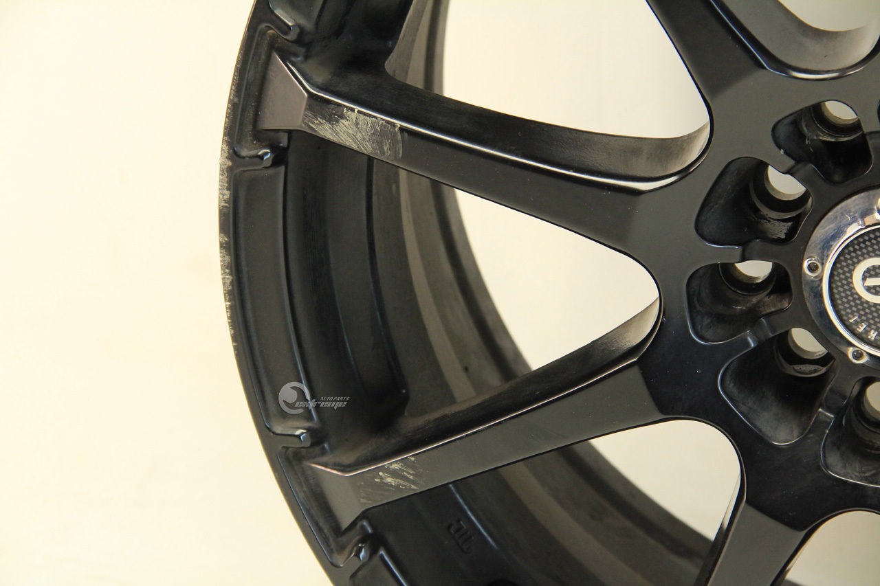 Enkei EDR9 17x7 9 Spoke Alloy Rim 5 Lug Nut 45 Inset. 5x100/114.3 Black 2 Extreme Auto Parts