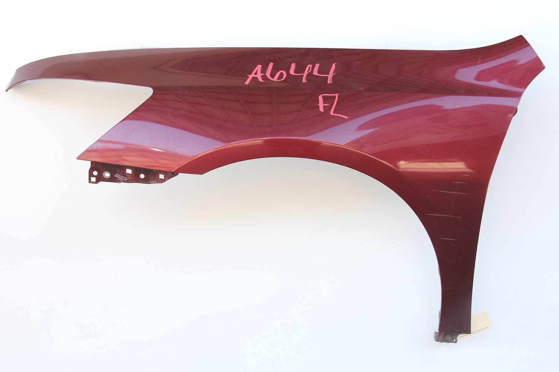Honda Accord 03-07 Sedan Fender Panel, Front Left Burgundy 04630-SDA-A90ZZ, A644, OEM, 2003, 2004, 2005, 2006, 2007