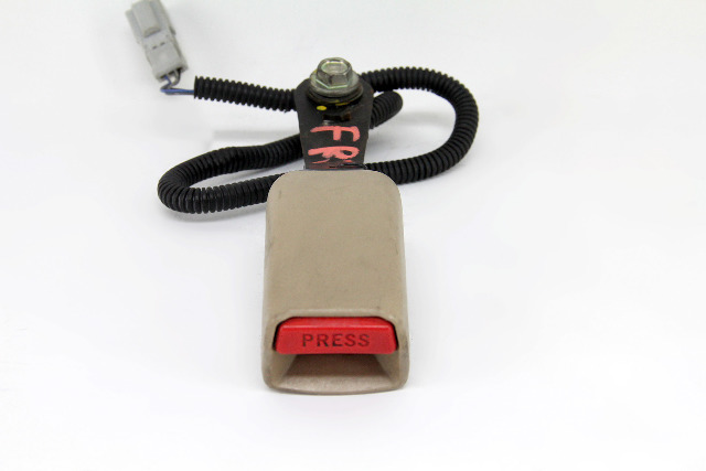 Honda Odyssey 05-07 Seat Belt Buckle Front Right/Passenger Tan 04816-SHJ-A21, A634, OEM, 2005, 2006, 2007