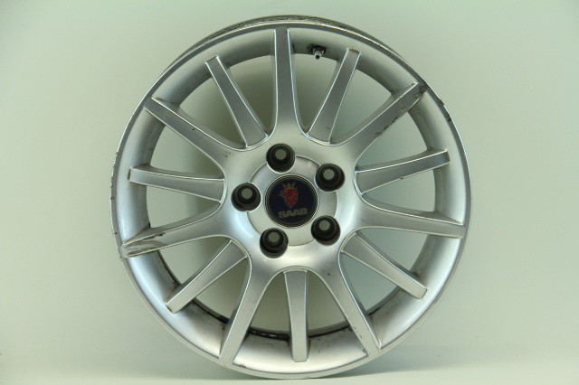 Saab 9-3 08-12 Alloy Disc Wheel Rim, 16 Inch 14 Spoke 12770236, #3 2008, 2009, 2010, 2011, 2012
