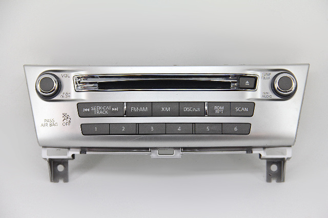 Infiniti QX60 14-17 Audio CD AUX XM Volume Control Interface Face 27760-3KA3A, A630, OEM, 2014, 2015, 2016, 2017
