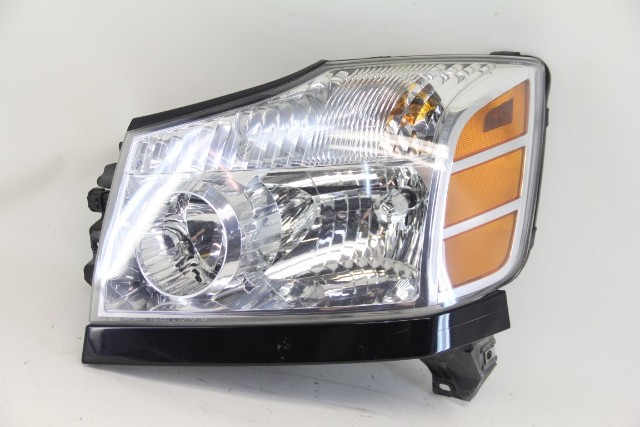 Nissan Armada 04-07 Left/Driver Head Light Lamp Headlight Assy 26060-7S026, A598, OEM, 2004, 2005, 2006, 2007