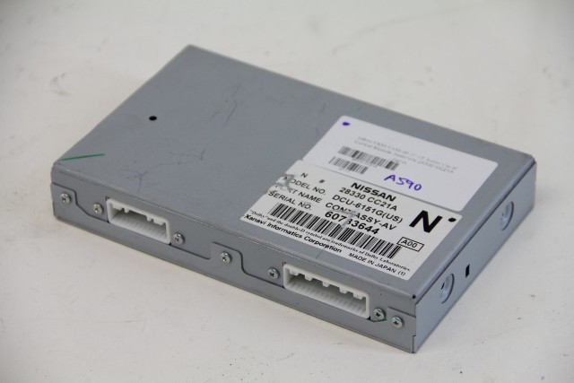 Infiniti FX35 06-08 FX45 Audio Visual Control Module Assembly 28330 CC21A, A590, OEM, 2006, 2007, 2008