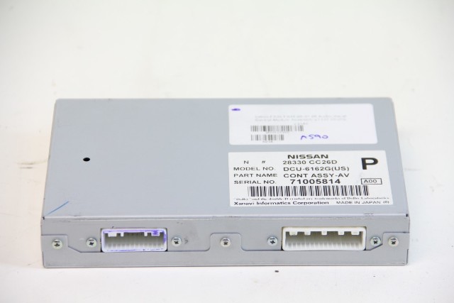 Infiniti FX35 06-08 FX45 Audio Visual Control Module Assembly 28330 CC26D, OEM, 2006, 2007, 2008