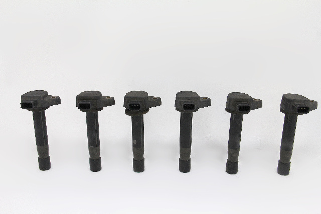 Acura RL 05-08 Igniter Ignition Coil Plug 6 Piece Set V6 3.5L 30520-RCA-S01, A643, OEM, 2005, 2006, 2007, 2008