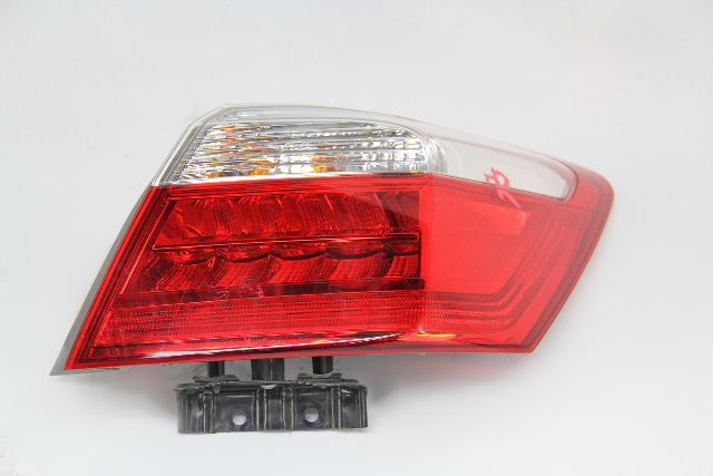Honda Accord 13-15 Sedan Tail Light, Lamp Quarter Rear Right w/ LED Light Accent, OEM, 2013, 2014, 2015