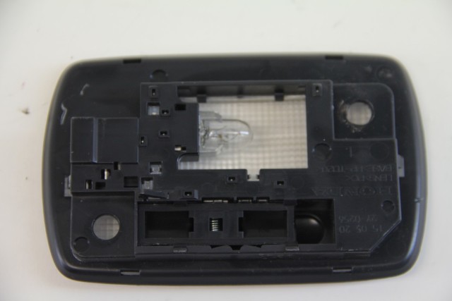 Acura ILX 16-17 Rear Dome Map Light Lamp Black 34254-SZY-023ZC, A603, OEM, 2016, 2017