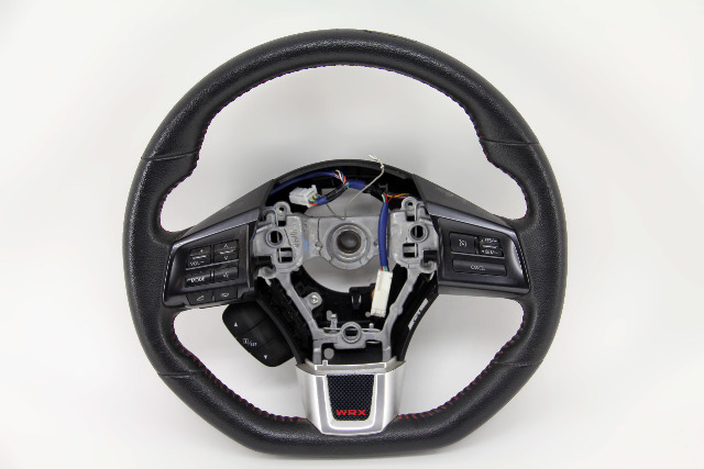 Subaru WRX 15-17 Steering Wheel Black/Red Control Switches 34312VA041VH, A664, OEM, 2015, 2016, 2017