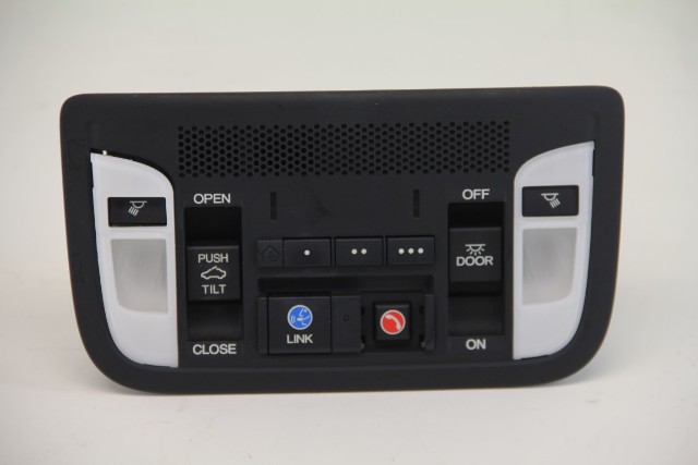 Acura ILX 17 Overhead Dome Light Lamp w/ Sun Roof Switch OnStar HomeLink Black 2016, A603, OEM, 2017