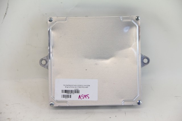 Honda Accord 06 Hybrid ECU Unit ECM Engine Computer 37820-RCJ-A65, OEM, 2006