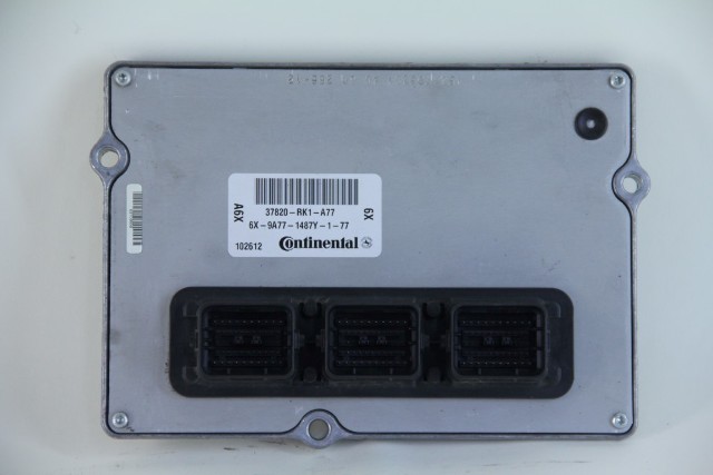 Acura TL 13-14 A/T Engine Computer Control Unit ECU ECM 37820-RK1-A77, OEM, 2013, 2014