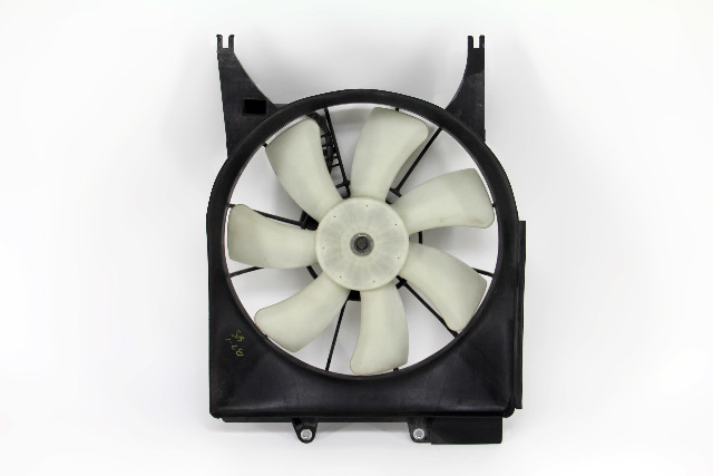 Acura RDX 07-12 Radiator Cooling Fan Shroud Assembly 7 Blade 38616-RWC-A02 AWD, A667, OEM, 2007, 2008, 2009, 2010, 2011, 2012