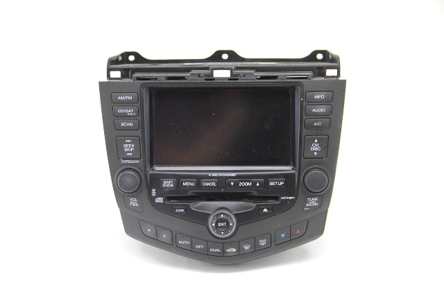 Honda Accord 04 6CD Changer XM, Navigation GPS Unit Player Screen 39051-SDN-L41, A670, OEM, 2004