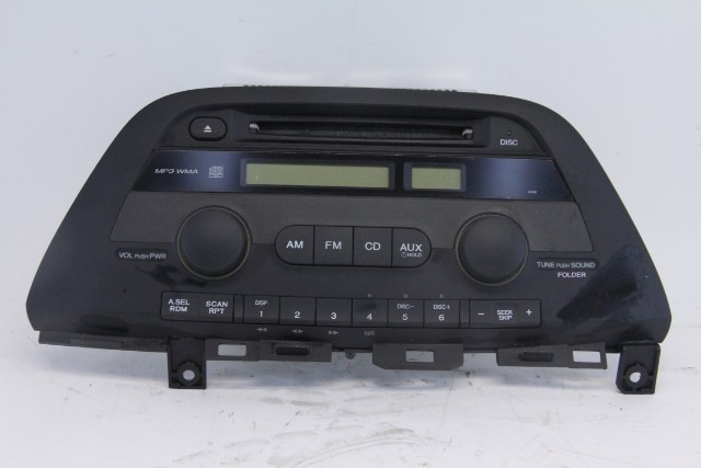Honda Odyssey 08-10 LX Single CD Player Changer Radio Manual Climate Control, A622, OEM, 2008, 2009, 2010