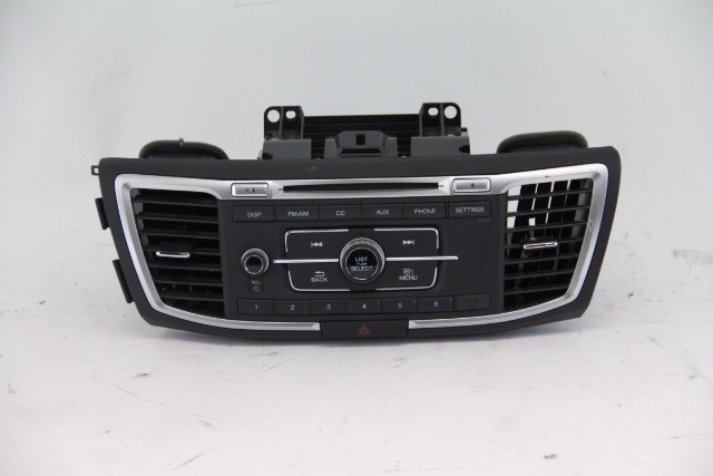 Honda Accord 16-17 Radio CD Changer Player AUX Phone 39100-T2F-A00, A615, OEM, 2016, 2017