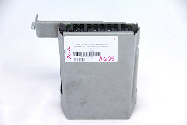 Honda Civic 06-11 Audio AMP Amplifier Control Module Computer 39186-SVA-A011-M1, A625, OEM, 2006, 2007, 2008, 2009, 2010, 2011