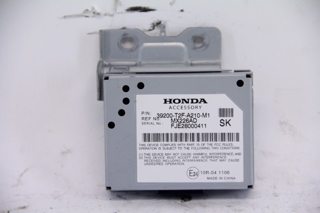 Honda Accord 16-17 Sedan 4DR Body Control Module Computer 39200-T2F-A210-M1, A620, OEM, 2016, 2017