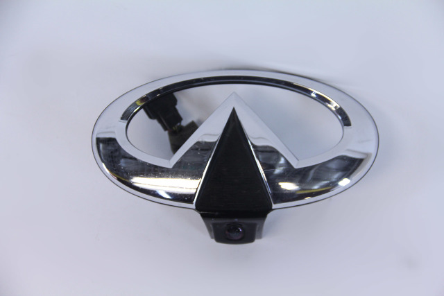 Infiniti QX60 14-15 Front Grille Grill Emblem w/ Camera 62382-3JA0A, A630, OEM, 2014, 2015