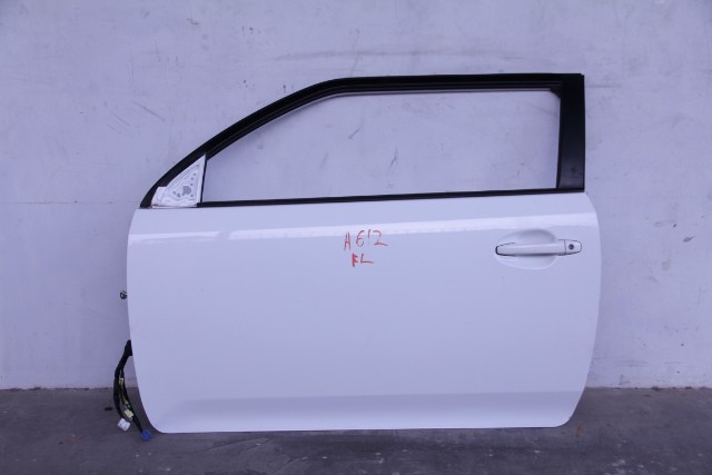 Scion tC 11-16 Front Left/Driver Door White 67002-21200, A612, OEM, 2011, 2012, 2013, 2014, 2015, 2016