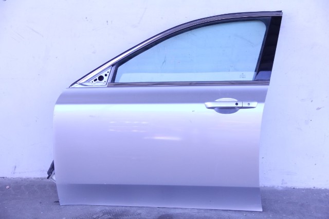 Acura TL 09-14 Front Door Assembly Left/Driver Side Silver 67050-TK4-A90, A524, OEM, 2009, 2010, 2011, 2012, 2013, 2014