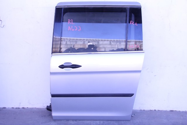 Honda Odyssey 08-10 Rear Left/Driver Door Silver 67550-SHJ-A70ZZ, A622, OEM, 2008, 2009, 2010