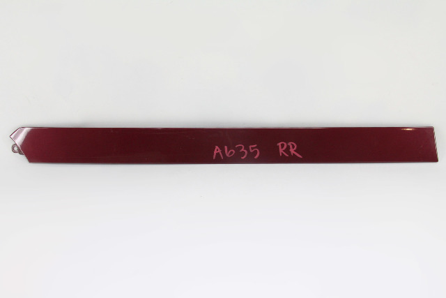Honda Odyssey 05-10 Right Sliding Door Rail Cover Red 72545-SHJ-A00, A635, OEM, 2005, 2006, 2007, 2008, 2009, 2010