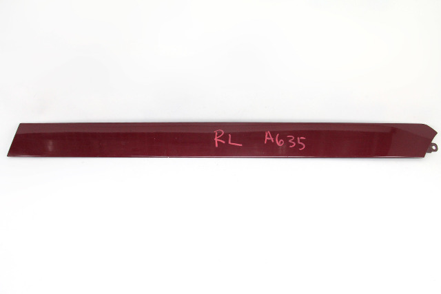Honda Odyssey 05-10 Left Sliding Door Rail Cover Red 72545-SHJ-A00, A635, OEM, 2005, 2006, 2007, 2008, 2009, 2010
