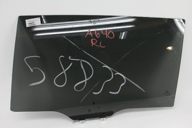 Honda Odyssey 11-16 Left/Driver Glass Rear Door 73450-TK8-A00, A640, OEM, 2011, 2012, 2013, 2014, 2015, 2016