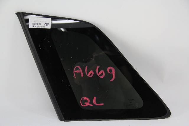 Acura RDX 07-12 Quarter Glass Rear Left/Driver Side 73550-STK-C00, A667, OEM, 2007, 2008, 2009, 2010, 2011, 2012