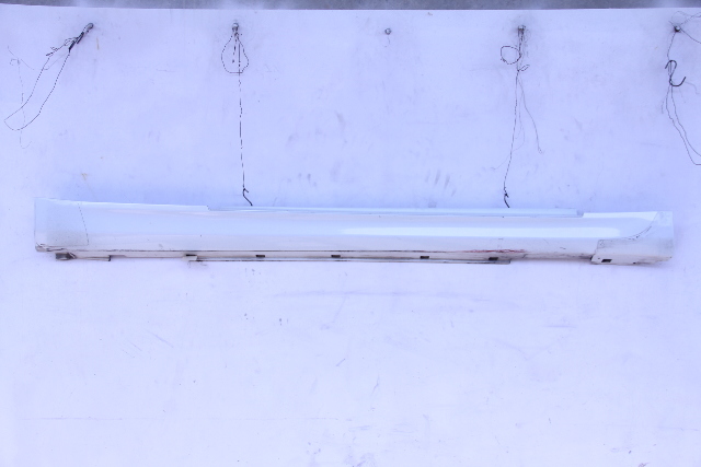 Infiniti G35 03-07 Coupe Rocker Panel Molding Right Passenger White 76850-AM868, OEM, 2003, 2004, 2005, 2006, 2007
