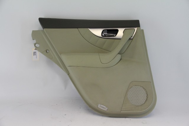 Infiniti FX35 09-10 FX50 Door Panel Trim Rear Left Side Tan/Hinoki 82901-1CA0A, A618, OEM, 2009, 2010