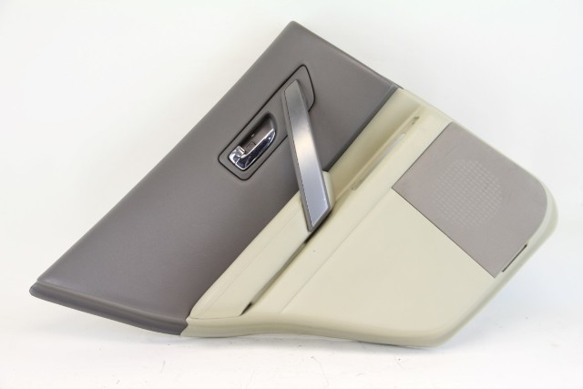 Infiniti FX35 05-08 FX45 Door Panel Trim Rear Left Side Tan/Hinoki 82901-CZ70C, OEM, 2005, 2006, 2007, 2008
