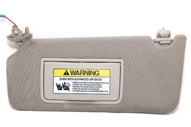 Acura TL 10-13 Sun Visor Sunvisor Left/Driver Side Gray Grey 83280-TK4-A91, OEM, 2010, 2011, 2012, 2013