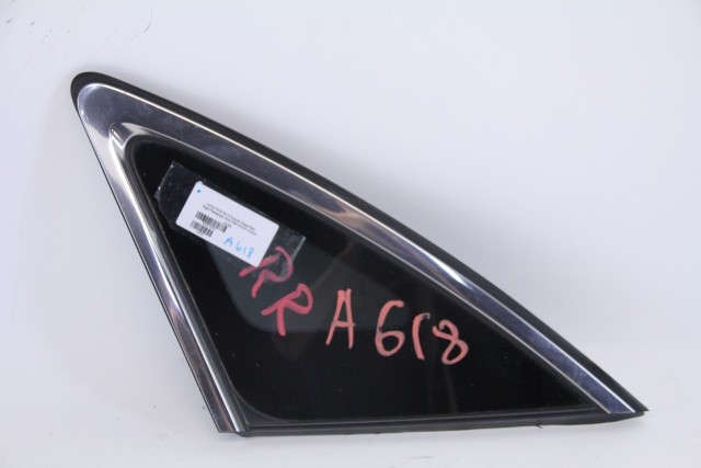 Infiniti FX35 09-13 Vent Glass Rear Right/Passenger Side 83300-1CA0A, A618, OEM, 2009, 2010, 2011, 2012, 2013