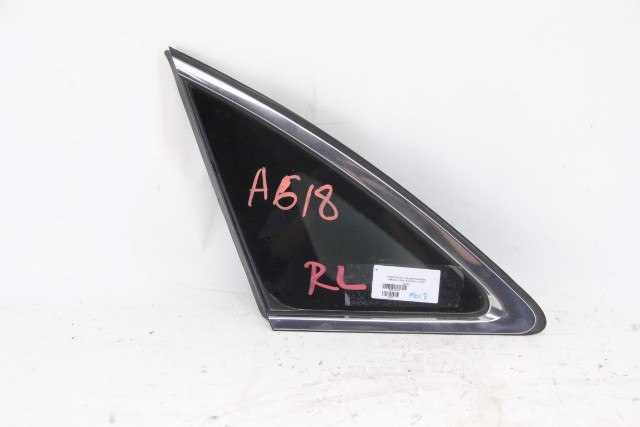 Infiniti FX35 09-13 Vent Glass Rear Left/Driver Side 83301-1CA0A, A618, OEM, 2009, 2010, 2011, 2012, 2013