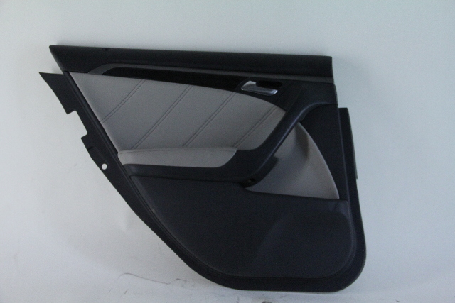 Acura TL 07-08 Type-S Rear Left Door Panel Trim Black/Gray 83786-SEP-A11ZB, OEM, 2007, 2008