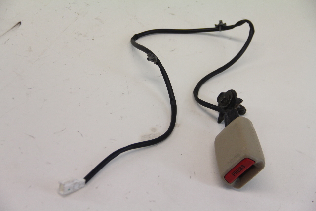 Nissan Armada 04-05 Front, Left/Driver Seatbelt Seat Belt Buckle Tan 86842-7S082, OEM, 2004, 2005