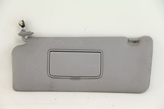 Nissan Armada 04-15 Left/Driver Side Sun Visor Grey 96402-ZQ00B, A598, OEM, 2004, 2005, 2006, 2007, 2008, 2009, 2010, 2011, 2012, 2013, 2014, 2015