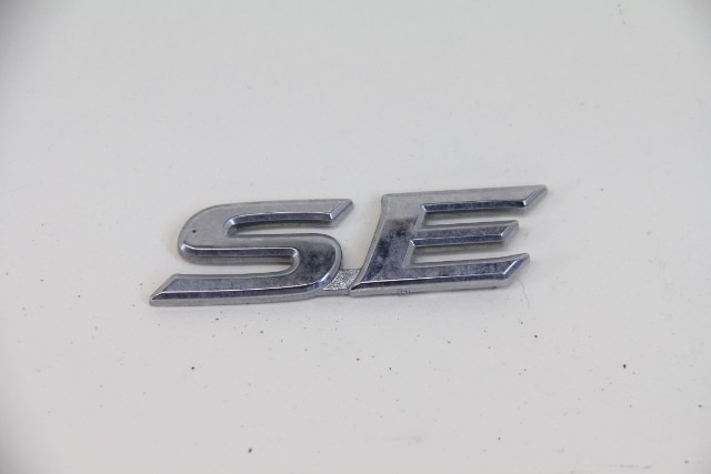 Toyota Camry 12-16 SE Trunk Lid Logo Emblem SE, A567, OEM, 2012, 2013, 2014, 2015, 2016