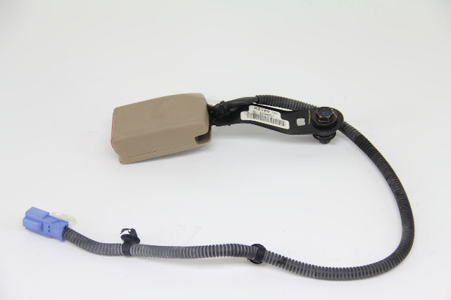 Honda Accord 03-07 Coupe Seat Belt Seatbelt Buckle Front Right/Passenger Tan, OEM, 2003, 2004, 2005, 2006, 2007