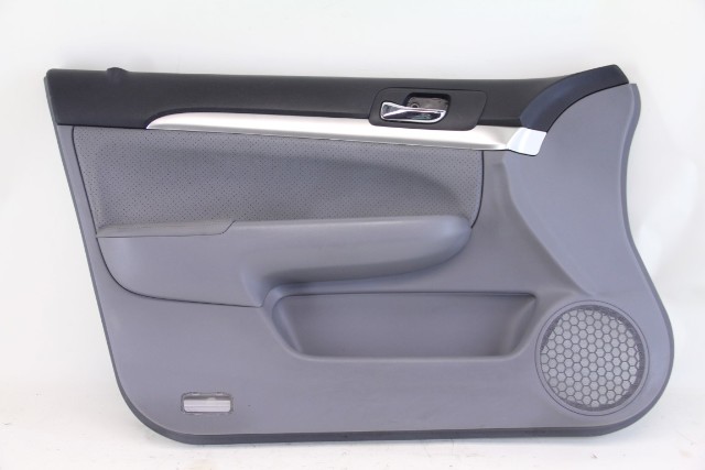 Acura TSX 04-08 Interior Door Trim Panel, Front Left Gray/Black 83558-SEC-A11, OEM, 2004, 2005, 2006, 2007, 2008