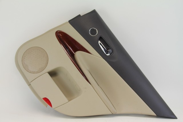 Lexus GS350 07-11 Rear Door Panel Trim Right Tan Ivory Black, A607, OEM, 2007, 2008, 2009, 2010, 2011