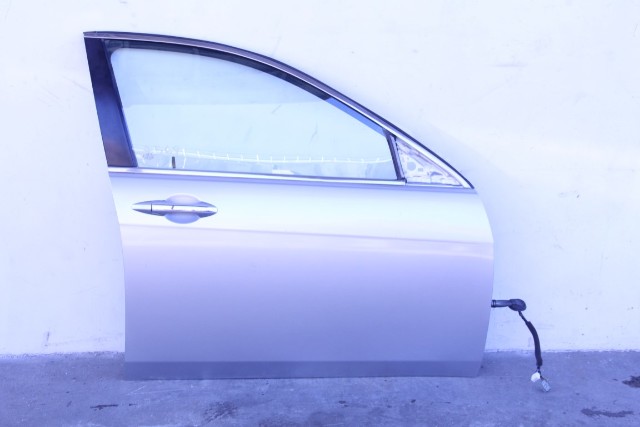 2004-2008 Acura TSX Front Door Assy. Right/Passenger's Side Electric Silver, A569, OEM, 2004, 2005, 2006, 2007, 2008