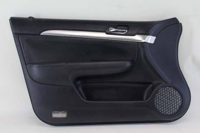 Acura TSX 04-08 Interior Door Trim Panel, Front Left Black 83558-SEC-A11, A569, OEM, 2004, 2005, 2006, 2007, 2008