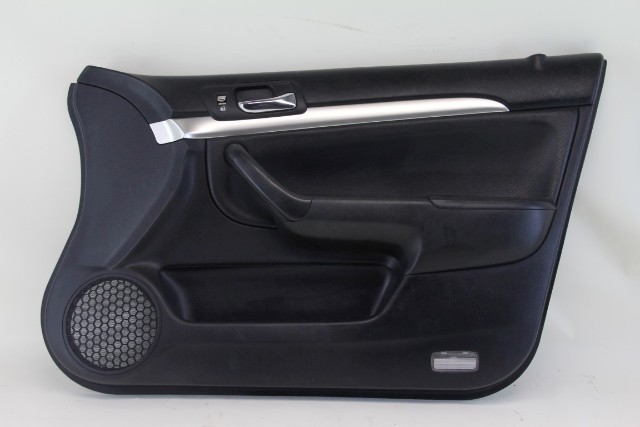 Acura TSX 04-08 Interior Door Trim Panel, Front Right Black 83508-SEC-A11, A569, OEM, 2004, 2005, 2006, 2007, 2008
