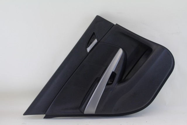 Honda Accord 08-09 Sedan Door Panel Trim, Rear Left Black Leather 83752-TA5-A31, A571, OEM, 2008, 2009