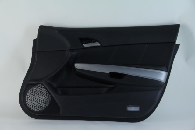 Honda Accord 08-12 Sedan Door Panel Front Right, Leather Black 83502-TA5-306ZA, A571, OEM, 2008, 2009, 2010, 2011, 2012