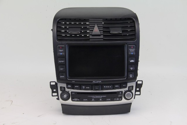Acura TSX 04 6 Disc CD Changer Player Navigation Screen Radio Climate Control, A569, OEM, 2004