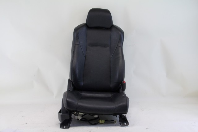 Nissan 350Z 03-07, Front Seat Right Black Leather Orange Stiching, A568, OEM, 2003, 2004, 2005, 2006, 2007