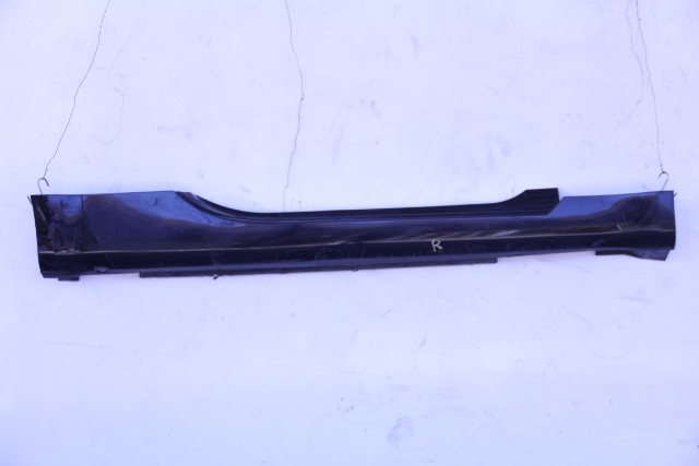 Nissan 350Z 03-08 Rocker Panel Molding Side Skirt, Right Side Black, A573, OEM, 2003, 2004, 2005, 2006, 2007, 2008